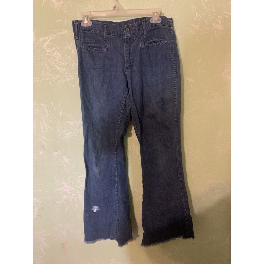 Vintage Landlubber Embroidered Jeans Made In USA Size 8
